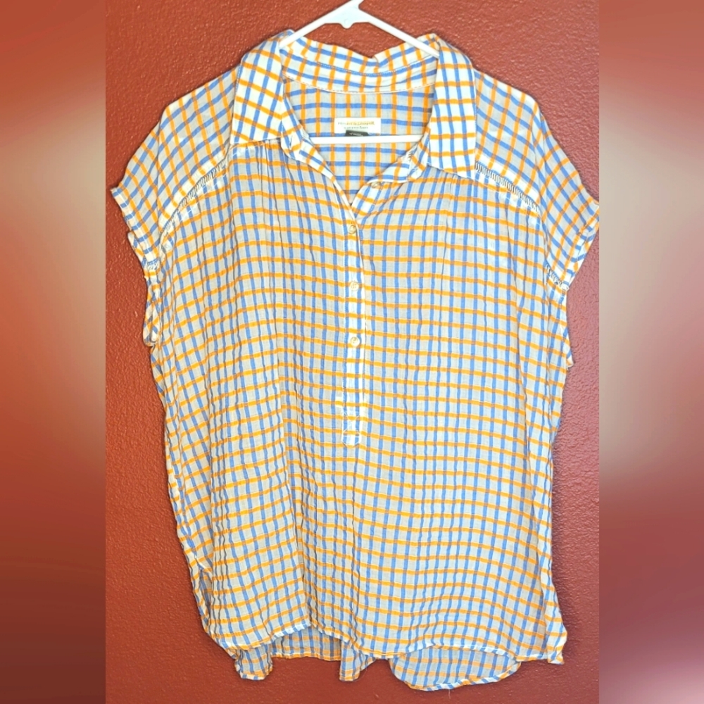 Anthropologie pilcro Blouse- Size XL